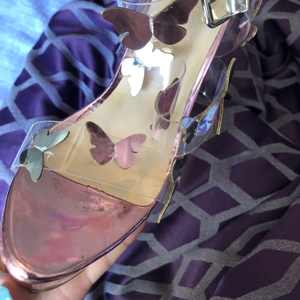 Pink metallic Barbie platforms - Picture 7 of 8